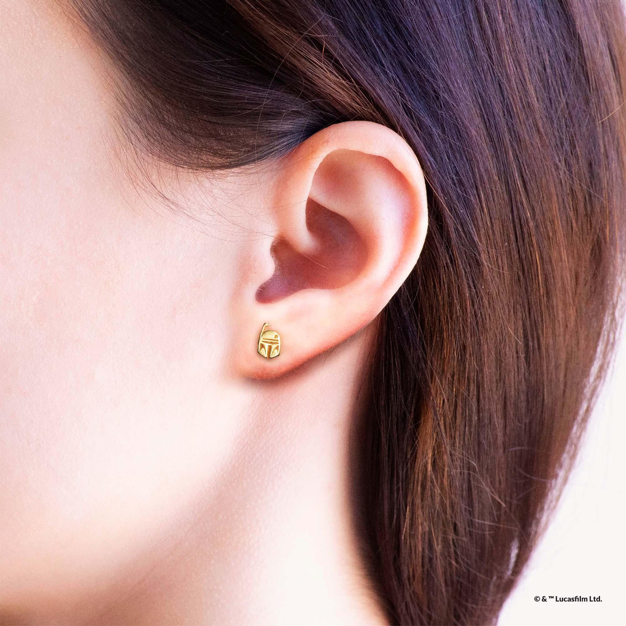 Star Wars™ Earring - Mandalorian™ & Boba Fett™ Gold - KLOSH
