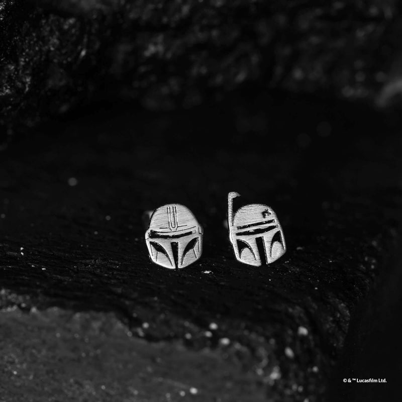 Star Wars™ Earring - Mandalorian™ & Boba Fett™ Silver - KLOSH