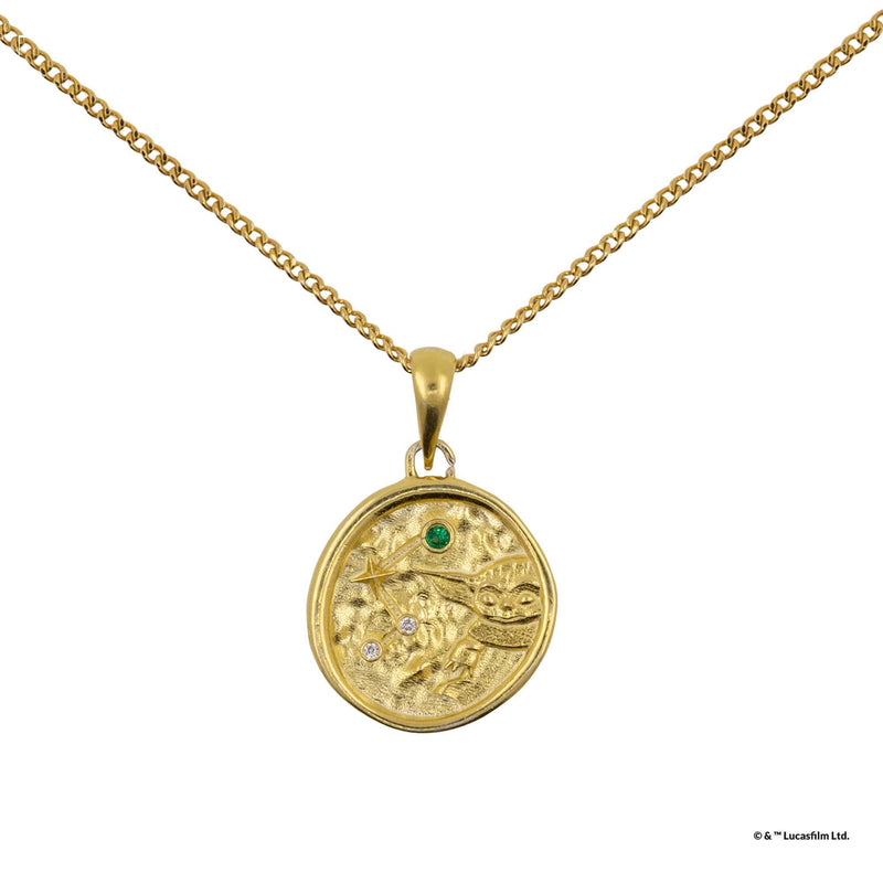 Star Wars™ Necklace - Medallion Grogu™ Gold - KLOSH