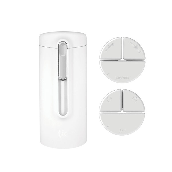Tic Shower Bottle V2 (White) - KLOSH