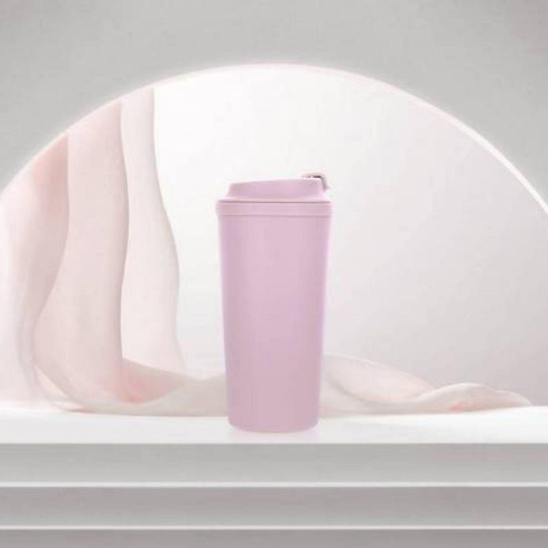 Tumbler - Artiart Suction Idea Café Plus Rainbow Pink - KLOSH