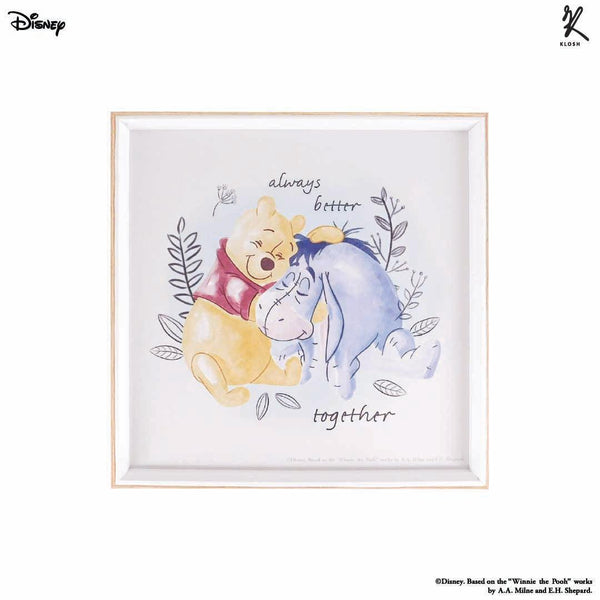 Winnie the Pooh - Always Better Together Square Canvas Frame - KLOSH