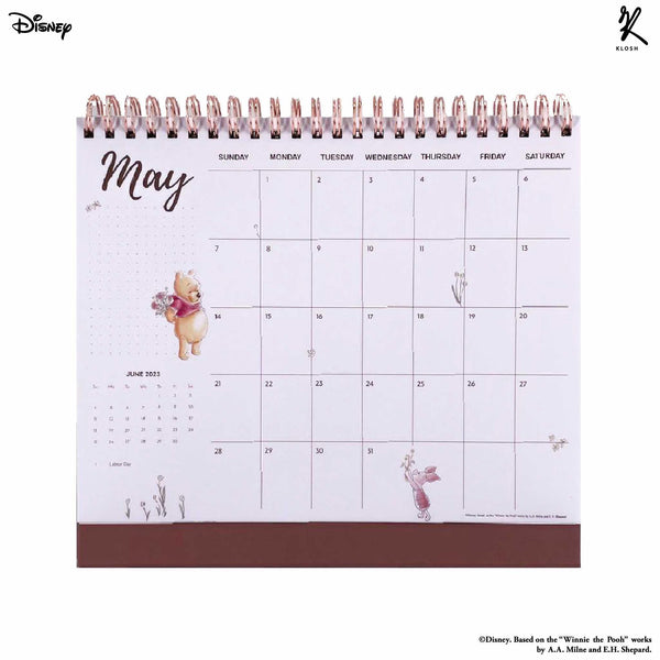 Winnie the Pooh - Crafting New Beginnings Desk Calendar - KLOSH