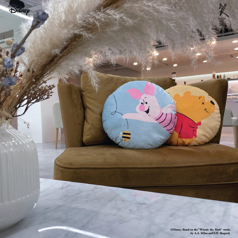 Winnie the Pooh - Piglet Morandi Circular Cushion - KLOSH