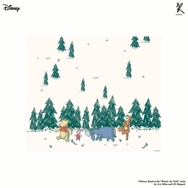 Winnie the Pooh - Walking Amongst Trees Tapestry - KLOSH