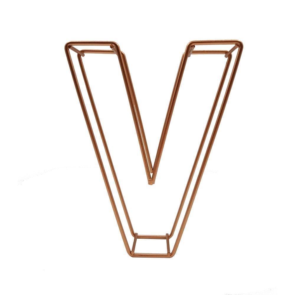 Wire Letter - V - KLOSH