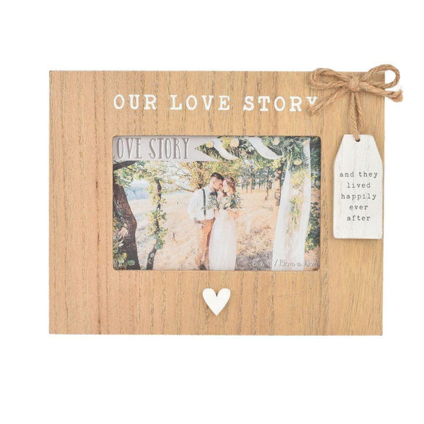 Wooden Photo Frame - Our Love Story - KLOSH