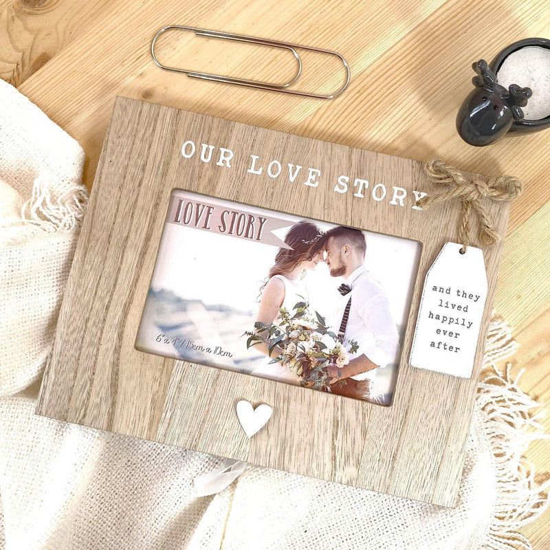 Wooden Photo Frame - Our Love Story - KLOSH