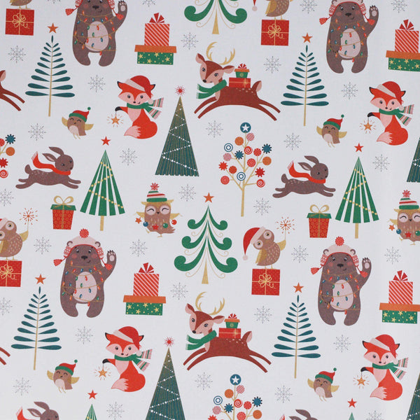 Wrapping Paper - Christmas Bear Glitter - KLOSH