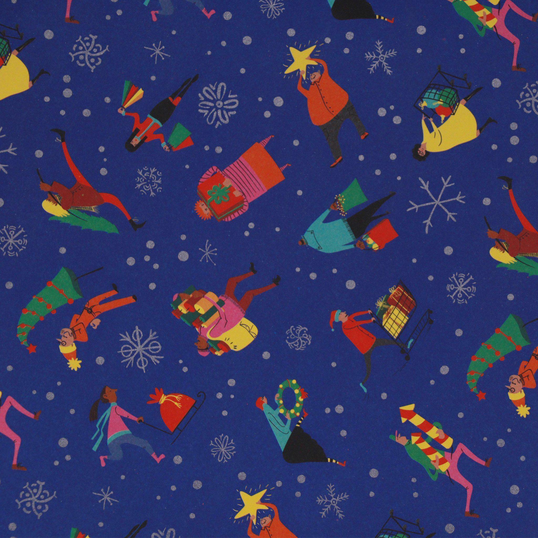 Wrapping Paper - Christmas Decor Glitter - KLOSH