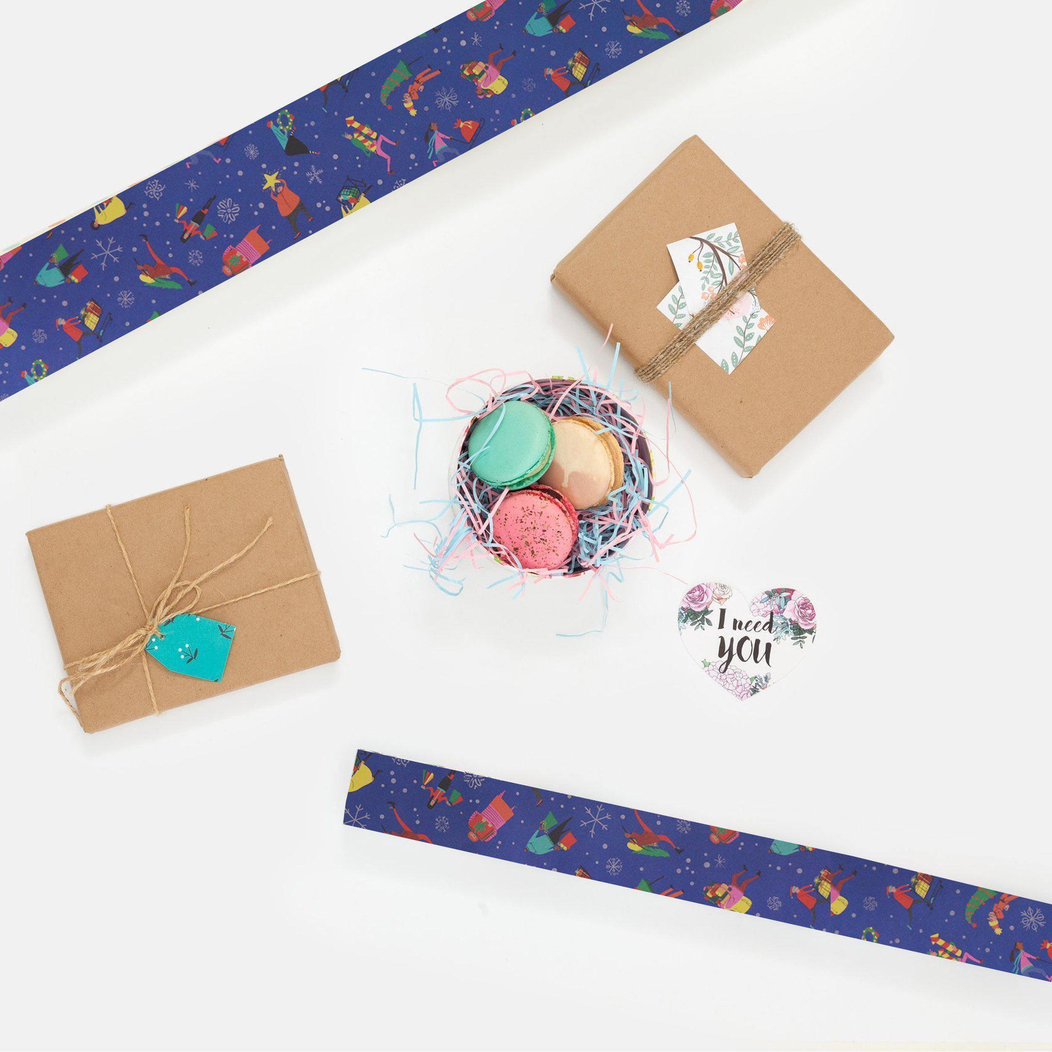 Wrapping Paper - Christmas Decor Glitter - KLOSH