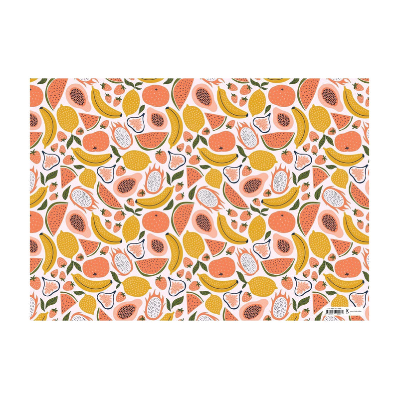 Wrapping Paper - Tropical Fruits - KLOSH