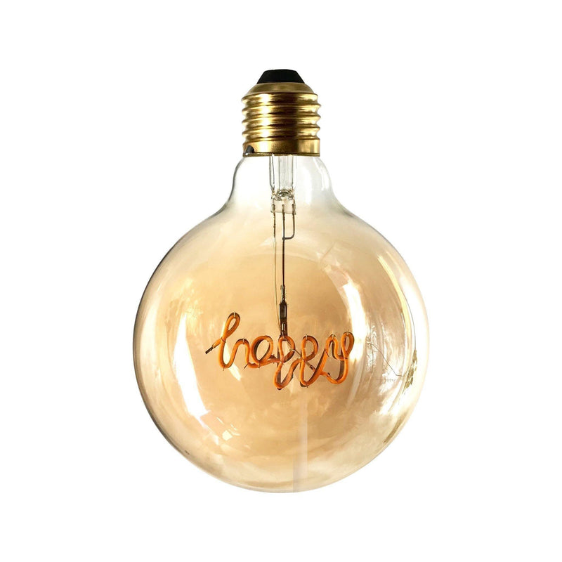 Zogi Air Decorative LED Word - Happy AC Bulb - KLOSH