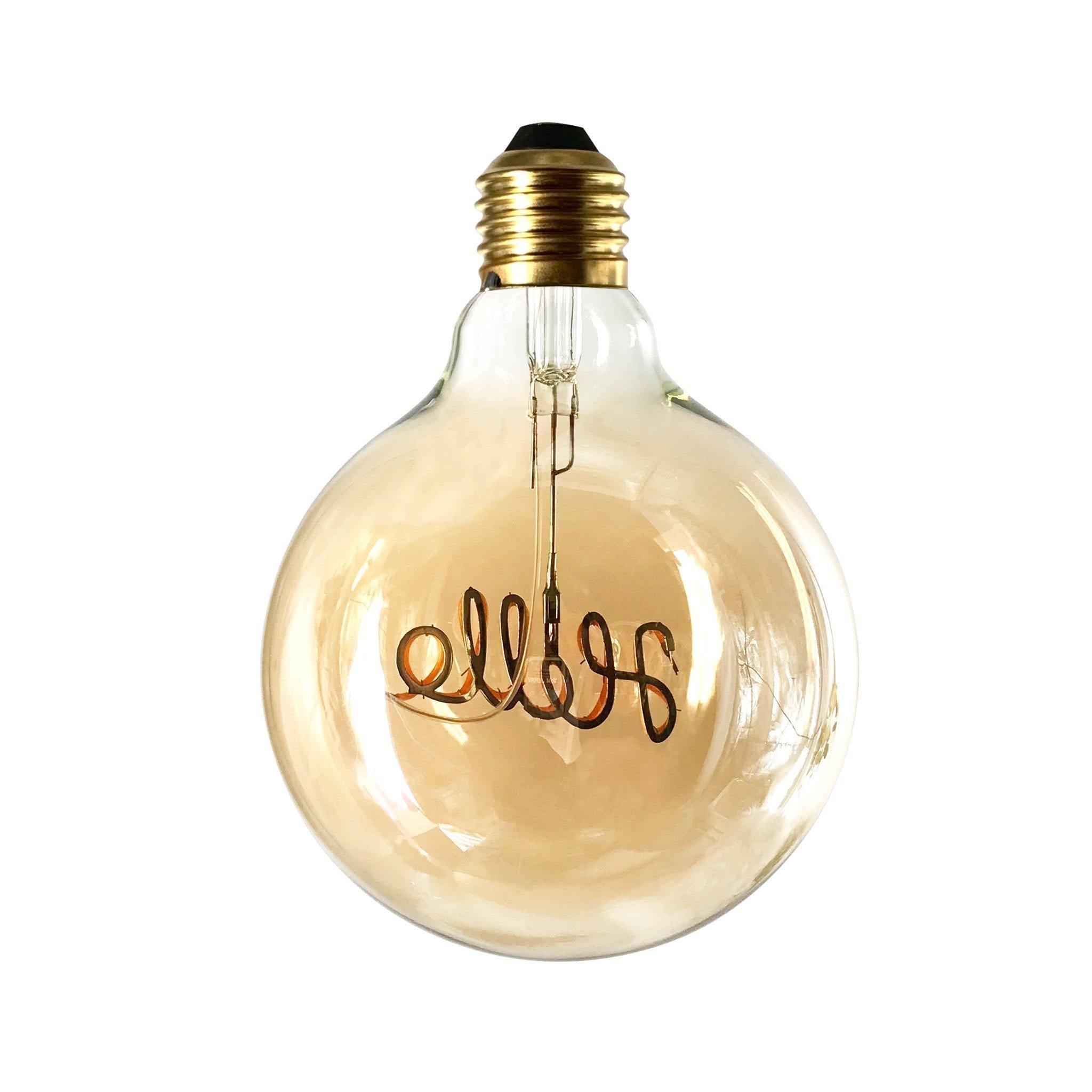 Zogi Air Decorative LED Word - Hello AC Bulb - KLOSH