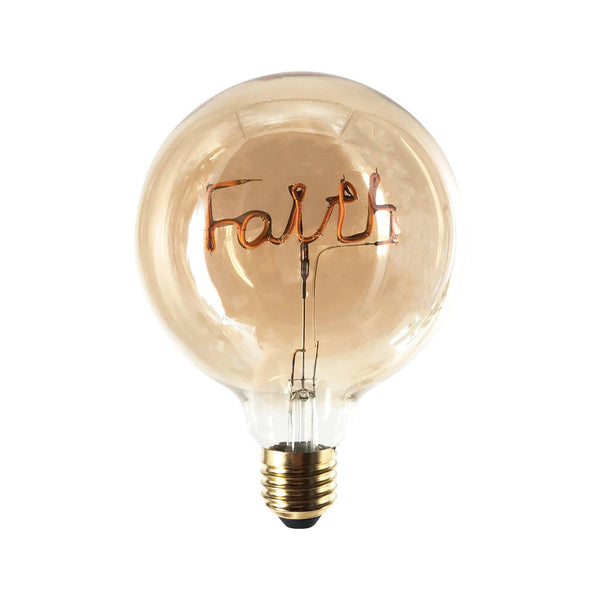 Zogi Mula Decorative LED Word Bulb - Faith - KLOSH