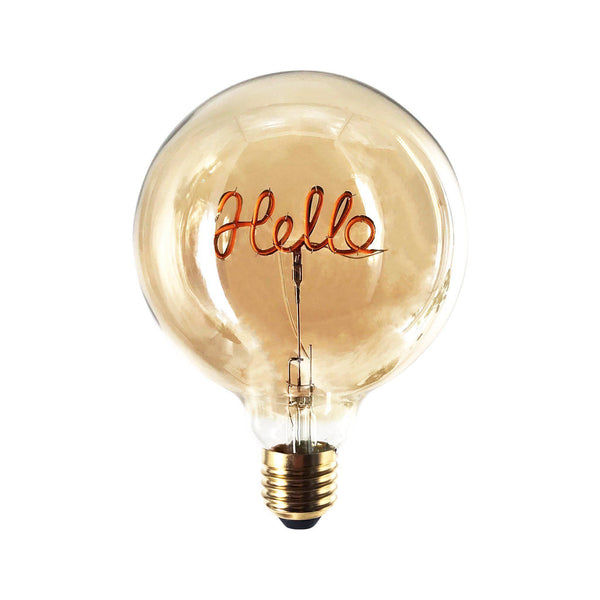 Zogi Mula Decorative LED Word Bulb - Hello - KLOSH
