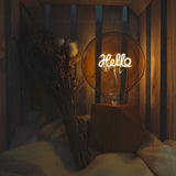 Zogi Mula Decorative LED Word Bulb - Hello - KLOSH